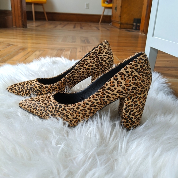 Express Shoes - Never Worn Cheetah Print Heels